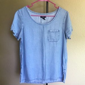Soft Denim Top